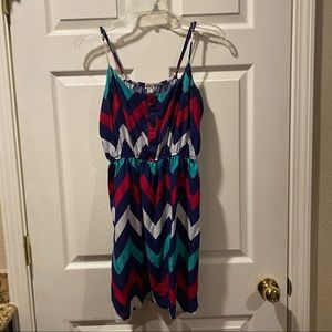 Chevron Dress/Long Blouse